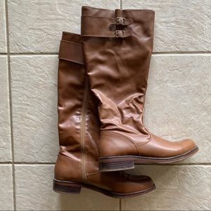 Kenneth Cole Vegan leather tall boots
